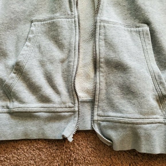 NIKE Full Zip Hoodie Size L Gray Womens - SEE NOTES - Picture 8 of 12